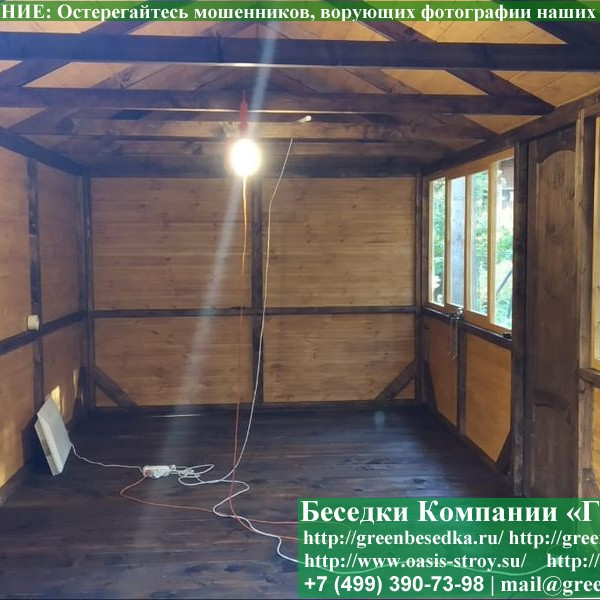 Глухая Имитация По Кровлю Для Беседок, Бытовок, Хозблоков 3х4
