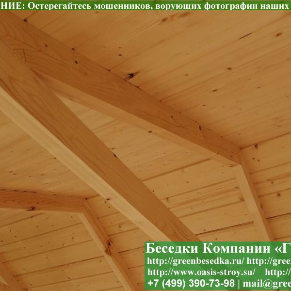 Глухая Имитация По Кровлю Для Беседок, Бытовок, Хозблоков 3х5