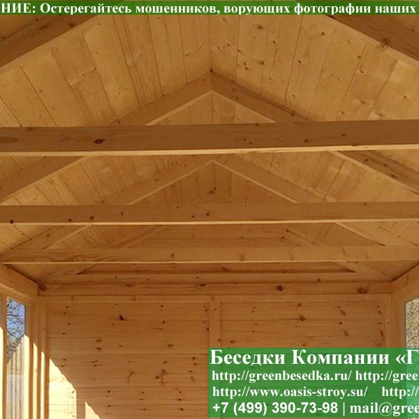 Глухая Имитация По Кровлю Для Беседок, Бытовок, Хозблоков 3х7