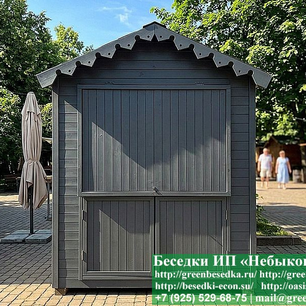 Утепленный Торговый Ярмарочный Домик, Павильон 2х2