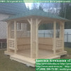 Красивая Летняя Деревянная Беседка Для Дачи 3х3