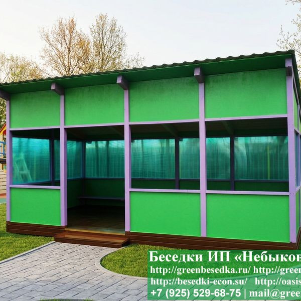 Веранда Для Детского Сада, Детской Площадки 3х6