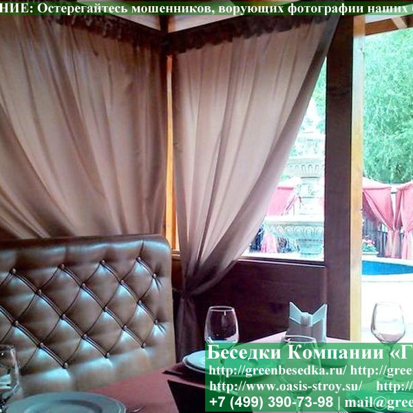 Японская, Китайская Беседка Из Блокхауса 3.5х4.5