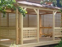 jpergola200 image Закрыть стенку перголой