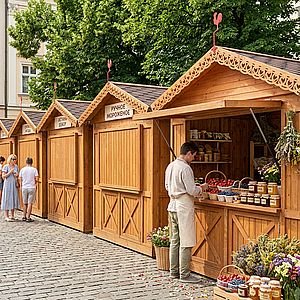 Ярмарочные домики, павильоны