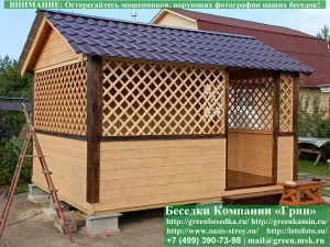 3x3domik24.012.800_300x225 image Заменить Кровлю На Металлочерепицу В Беседках, Бытовках, Хозблоках 4х6