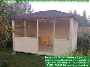 3x3domik24.08.800_300x225 image Садовая Беседка Для Дачи 'Домик 3х4'. Вариант № 1