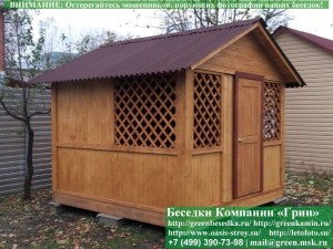 3x3nov-168_300x225 image Вы можете дополнительно установить простую деревянную филенчатую дверь в беседку