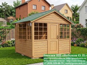 3x3steklo-kvadrat-02_300x225 image Закрытая Застекленная Беседка Для Дачи, Загородного Дома, Сада 3х3