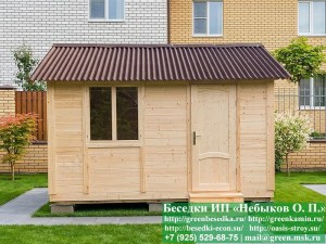 3x4bytovka-01_300x225 image Деревянная Бытовка Для Дачи, Загородного Дома 3х4
