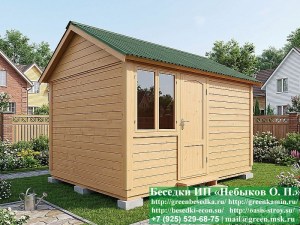3x4bytovka-07_300x225 image Деревянная Бытовка Для Дачи, Загородного Дома 3х4