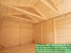 3x4bytovka-09_300x225 image Бытовка внутри. Видны технические бруски и раскосины. Дополнительно уложена глухая имитация бруса под кровлю