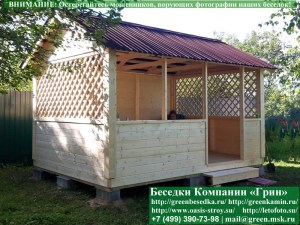 3x4domik24.07.800_300x225 image Садовая Беседка Для Дачи 'Домик 3х4'. Вариант № 1
