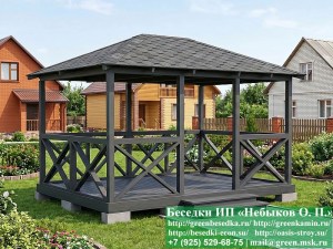 3x4kresty-037_300x225 image Летняя Деревянная Беседка Для Дачи С Крестами