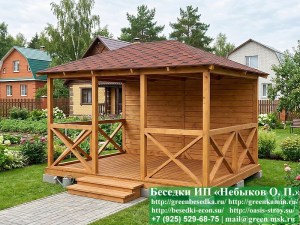 3x4kresty-043_300x225 image Летняя Деревянная Беседка Для Дачи С Крестами