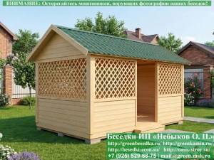 3x5domik-10_300x225 image Садовая Беседка Для Дачи 'Домик 3х5'. Вариант № 2