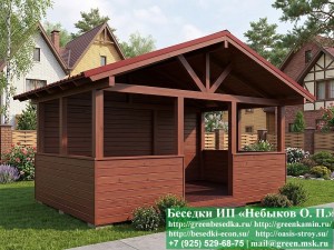 3x6shale-027_300x225 image Деревянная Беседка Для Дачи В Стиле 'Шале' 3х5, 3х6