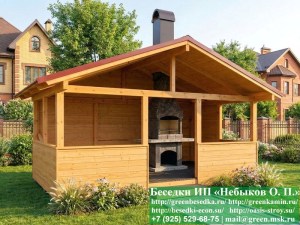 3x6shale-089_300x225 image Деревянная Беседка Для Дачи В Стиле 'Шале' 3х5, 3х6