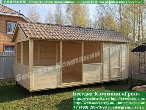 3x6shozblokom23.02.800_300x225 image Садовая Беседка Для Дачи 'Домик С Хозблоком 3х6'