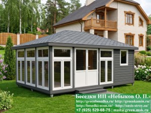4x6steklo-hozblok-036_300x225 image Закрытая Застекленная Беседка С Хозблоком 6х8