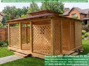 5x5shozblokom-04_300x225 image Беседка Для Дачи В Японском, Китайском Стиле С Хозблоком 5х5