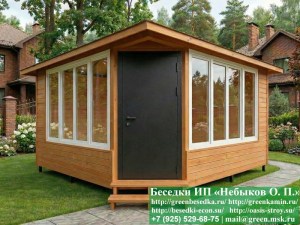 5x5steklo-02_300x225 image Деревянный Летний Домик Для Дачи, Загородного Дома 5х5