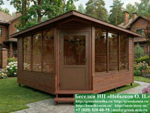 5x5steklo-03_300x225 image Деревянный Летний Домик Для Дачи, Загородного Дома 5х5