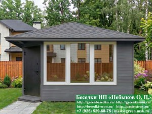 5x5steklo-069_300x225 image Деревянный Летний Домик Для Дачи, Загородного Дома 5х5