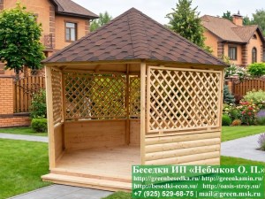 6gran-pergola-01_300x225 image Круглая Деревянная Шестигранная Беседка Для Дачи Ø4