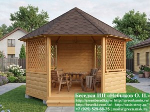 6gran-pergola-09_300x225 image Круглая Деревянная Шестигранная Беседка Для Дачи Ø4