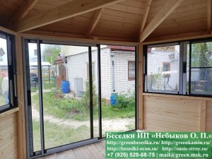 6gran5-aluminiy-07_300x225 image Шестиугольная Беседка С Алюминиевыми Окнами Ø5