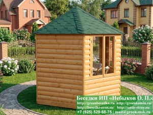 6steklo3-2-056_300x225 image Застекленная Шестигранная Беседка Для Дачи Ø3. Вариант № 2