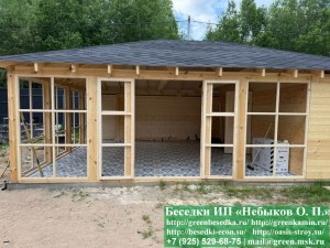 6x8steklo-013_300x225 image Закрытая Застекленная Беседка С Хозблоком 6х8