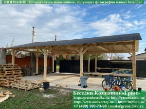 naves2-02_300x225 image Двухскатный навес 6х10. Кровля - гибкая черепица