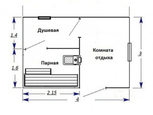 shema-bani2_300x225 image Баня Из Бревна Для Дачи, Загородного Дома 3х4